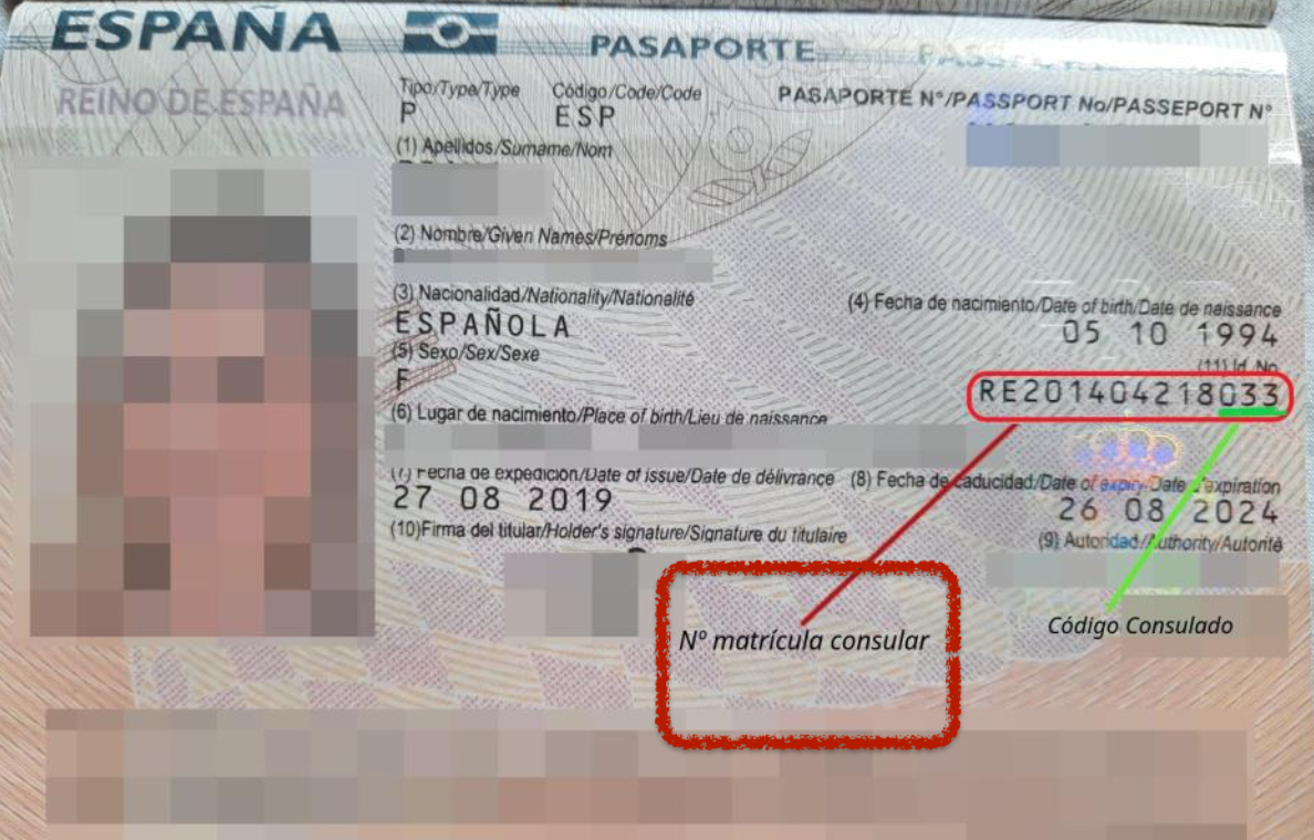 Número de Registro de Matrícula Consular