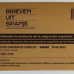Evento "Rescribiendo la memoria de la migración Española: 60 años de presencia española en los Países Bajos